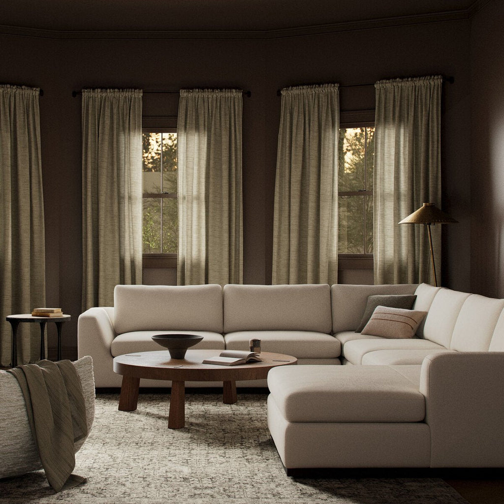 Colt 4 - Piece Sectional Sofa – Modular L - Shaped with Chaise - Sage InteriorsFour Hands4 - Piece Sectional Sofa
