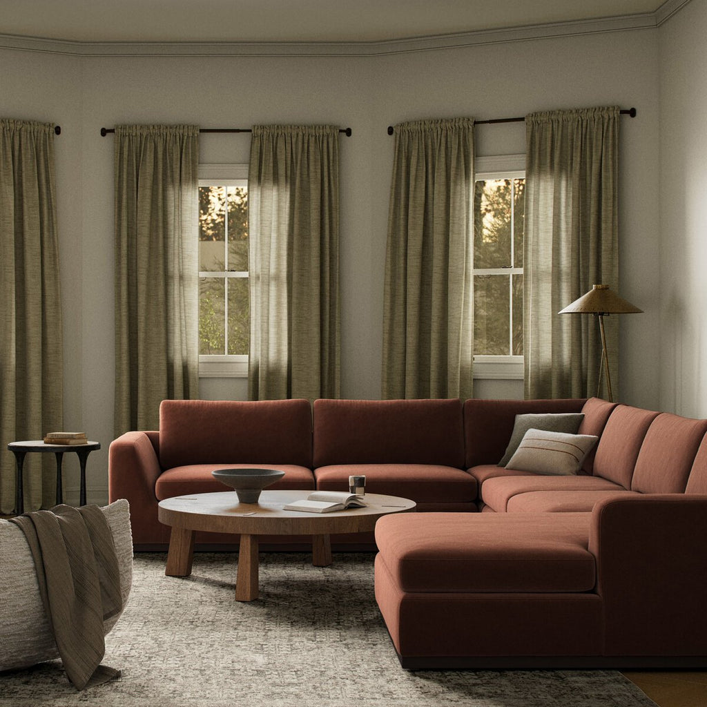 Colt 4 - Piece Sectional Sofa – Modular L - Shaped with Chaise - Sage InteriorsFour Hands4 - Piece Sectional Sofa