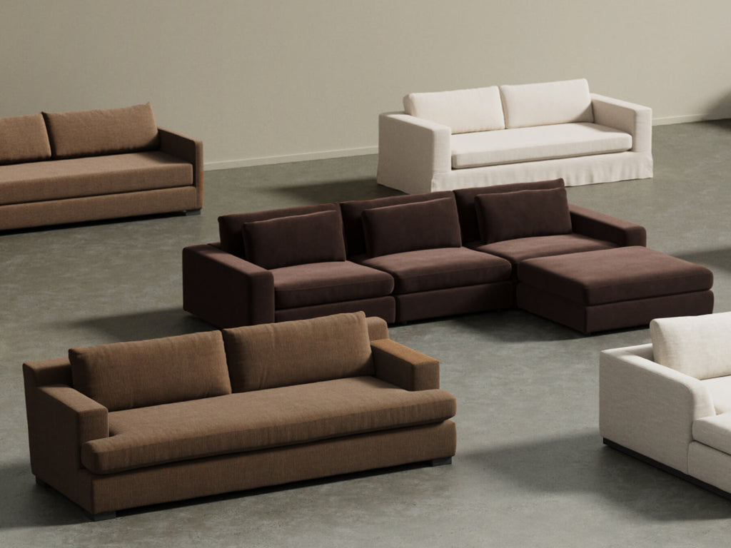 Colt 4 - Piece Sectional Sofa – Modular L - Shaped with Chaise - Sage InteriorsFour Hands4 - Piece Sectional Sofa