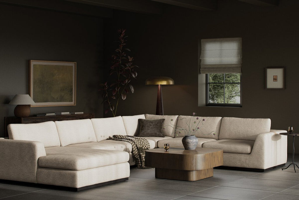 Colt 4 - Piece Sectional Sofa – Modular L - Shaped with Chaise - Sage InteriorsFour Hands4 - Piece Sectional Sofa