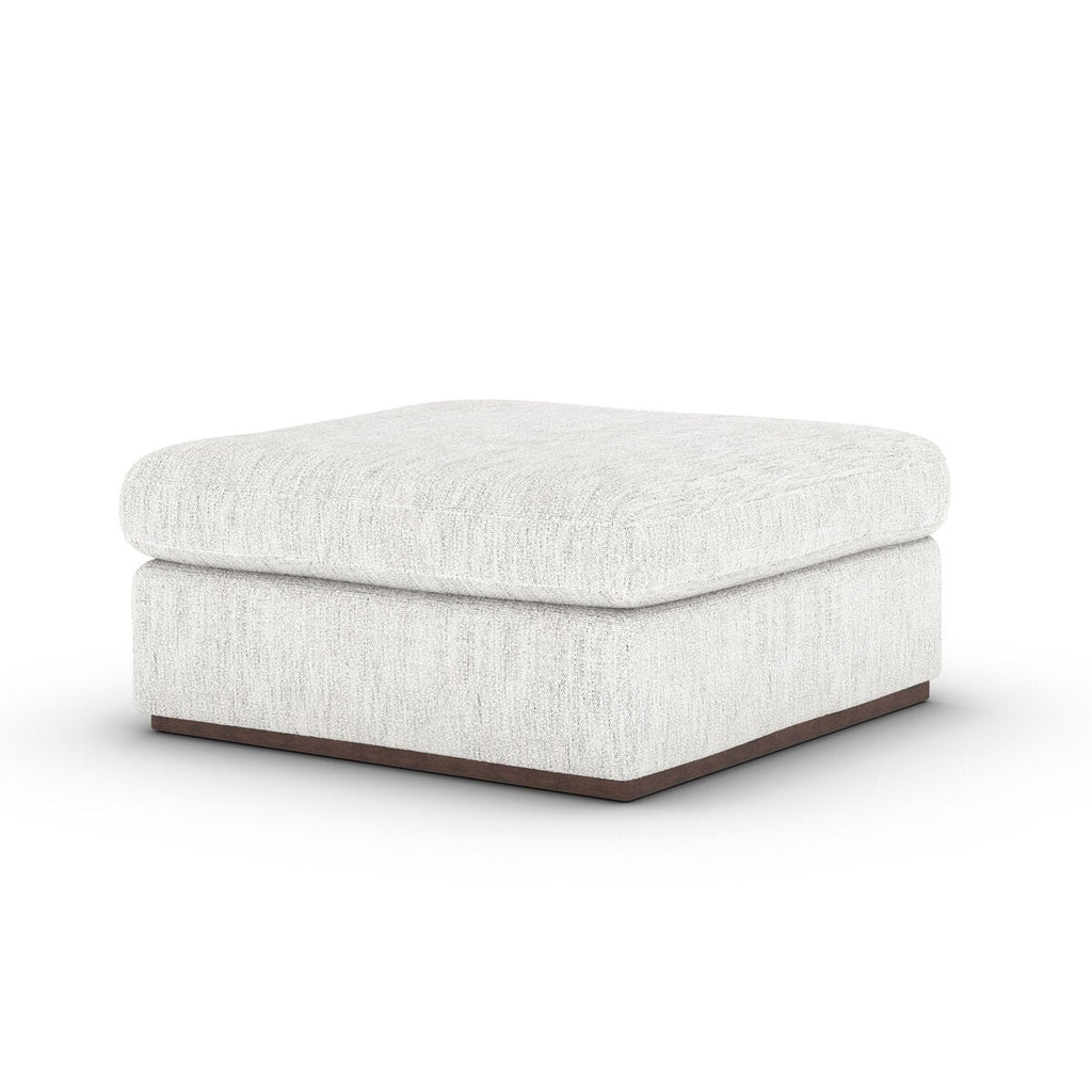 Colt Sectional Ottoman – Custom Upholstered Square Ottoman in Surrey Auburn & Aged Sienna - Sage InteriorsFour HandsColt