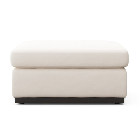 Colt Sectional Ottoman – Custom Upholstered Square Ottoman in Surrey Auburn & Aged Sienna - Sage InteriorsFour HandsColt