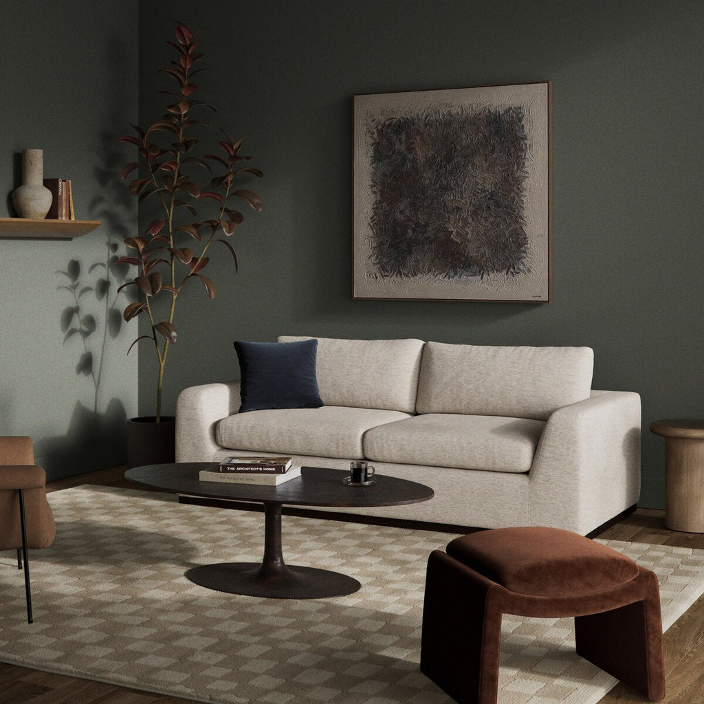 Colt Sleeper Sofa – Queen Pullout Bed in Aldred Silver Performance Fabric - Sage InteriorsFour HandsSofa
