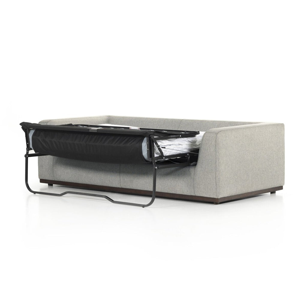 Colt Sleeper Sofa – Queen Pullout Bed in Aldred Silver Performance Fabric - Sage InteriorsFour HandsSofa