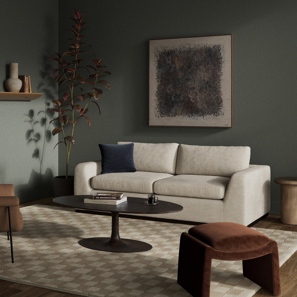 Colt Sleeper Sofa – Queen Pullout Bed in Aldred Silver Performance Fabric - Sage InteriorsFour HandsSofa