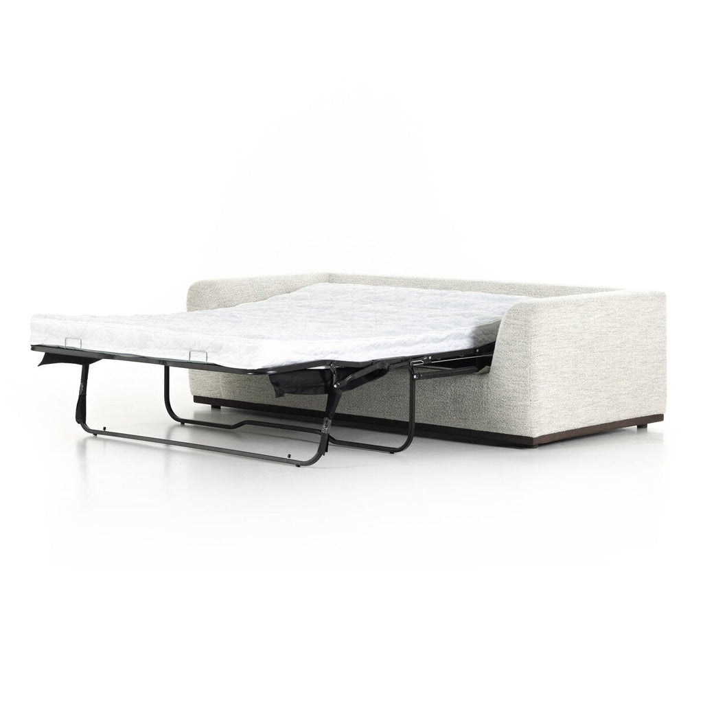 Colt Sleeper Sofa – Queen Pullout Bed in Aldred Silver Performance Fabric - Sage InteriorsFour HandsSofa