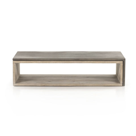 Concrete Oak Veneer Coffee Table - Sage InteriorsFHcoffee table
