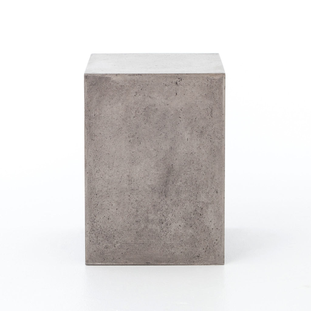 Concrete raw and refined side table - Sage InteriorsFH
