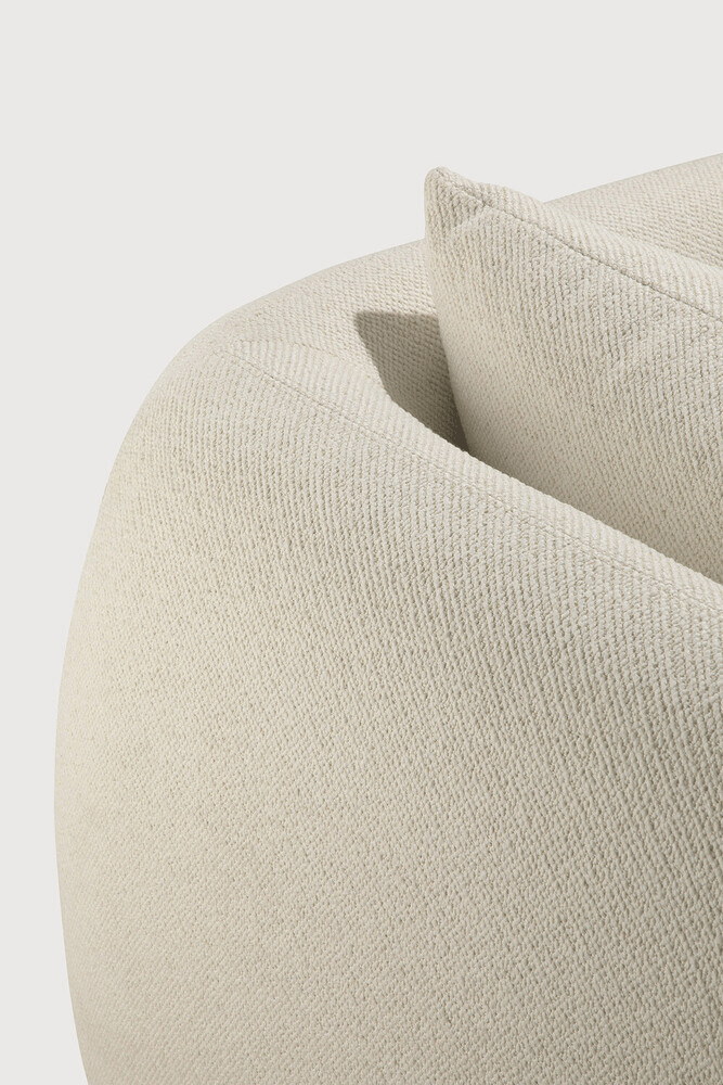 Contour Sofa - Chalk Fabric - 3 Seater - Sage InteriorsEthnicraftContour Sofa