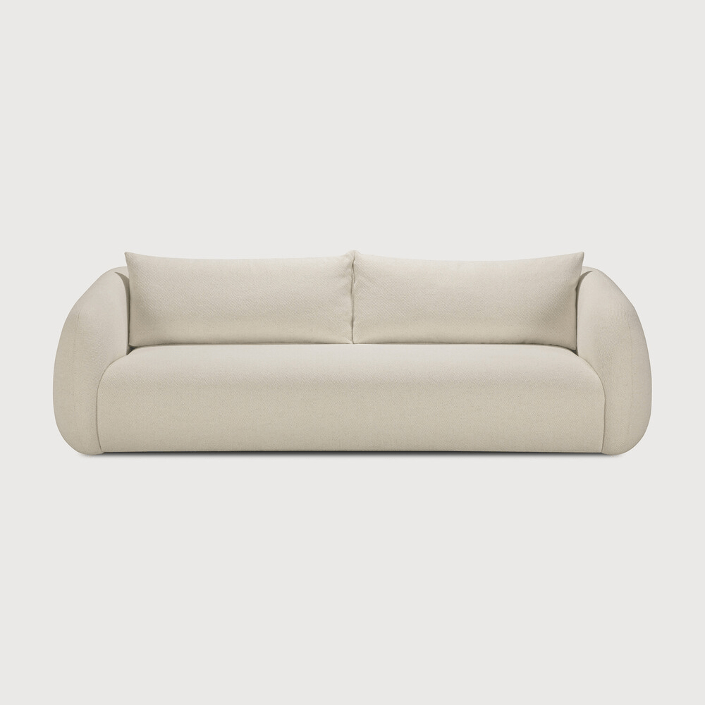 Contour Sofa - Chalk Fabric - 3 Seater - Sage InteriorsEthnicraftContour Sofa