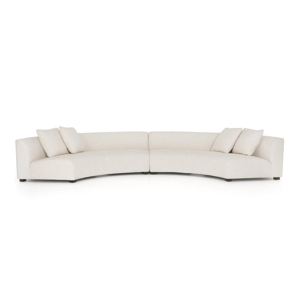 Crescent Sectional - Sage InteriorsFour HandsSofa