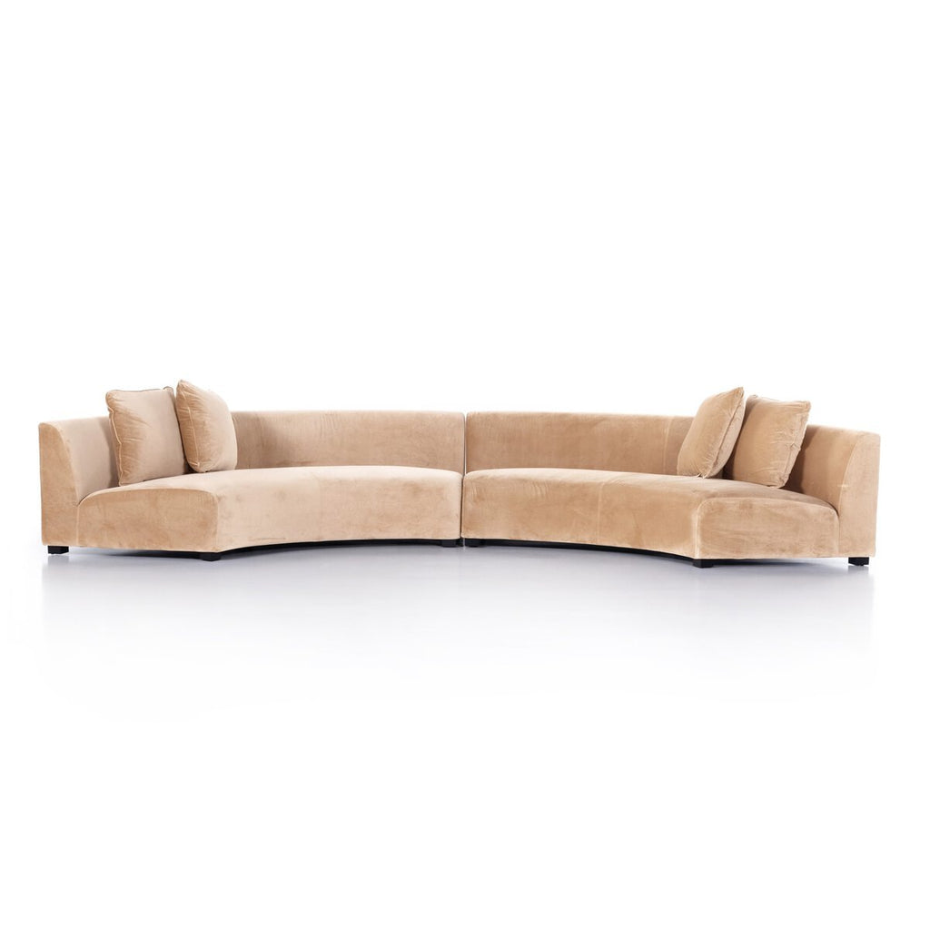 Crescent Sectional - Sage InteriorsFour HandsSofa