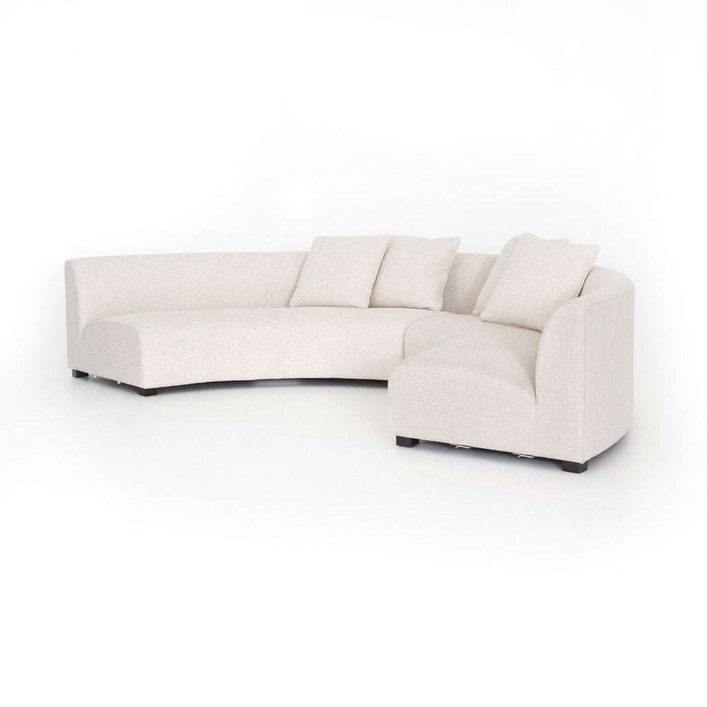 Crescent Sectional - Sage InteriorsFour HandsSofa