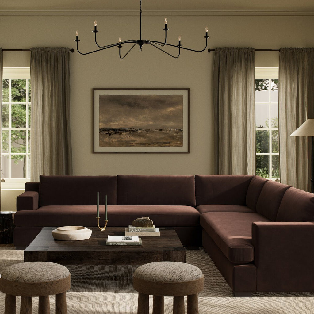 Crispin 3 Piece Sectional Sofa – Modern Comfort with Performance Fabric - Sage InteriorsFour HandsSectional Sofas
