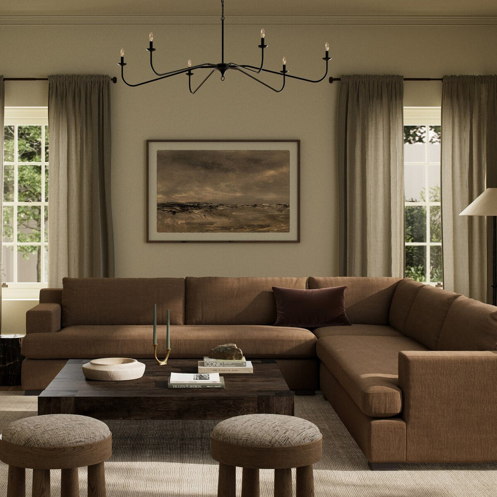 Crispin 3 Piece Sectional Sofa – Modern Comfort with Performance Fabric - Sage InteriorsFour HandsSectional Sofas