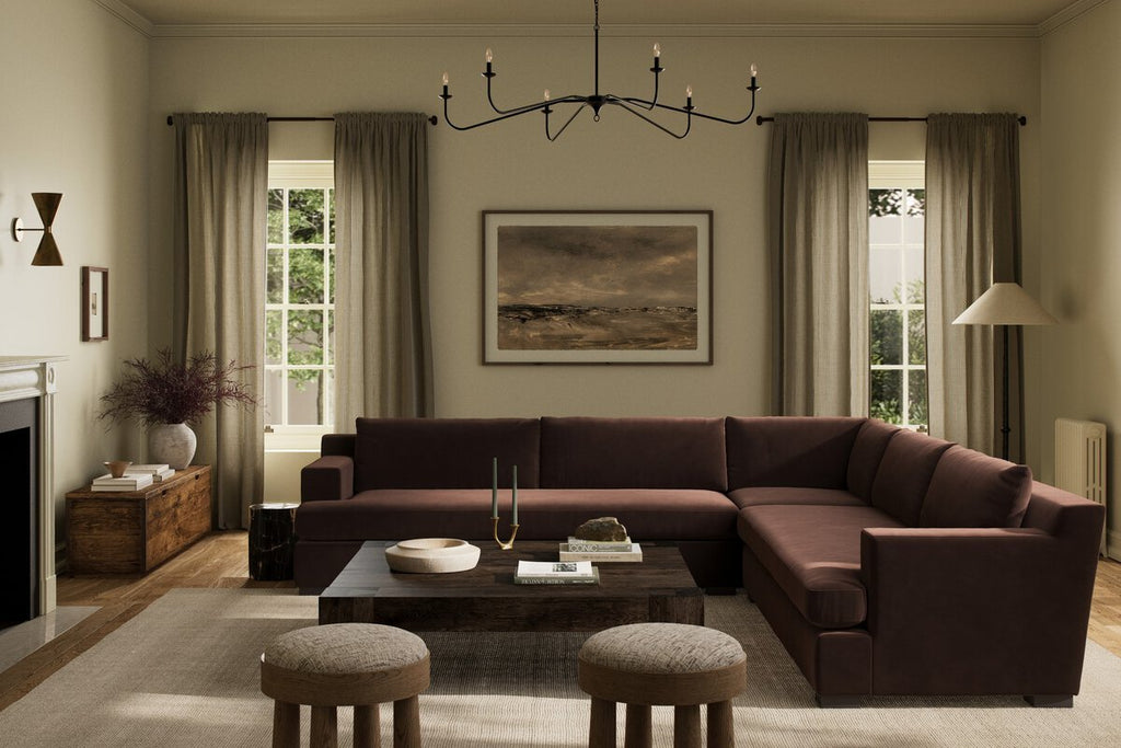 Crispin 3 Piece Sectional Sofa – Modern Comfort with Performance Fabric - Sage InteriorsFour HandsSectional Sofas