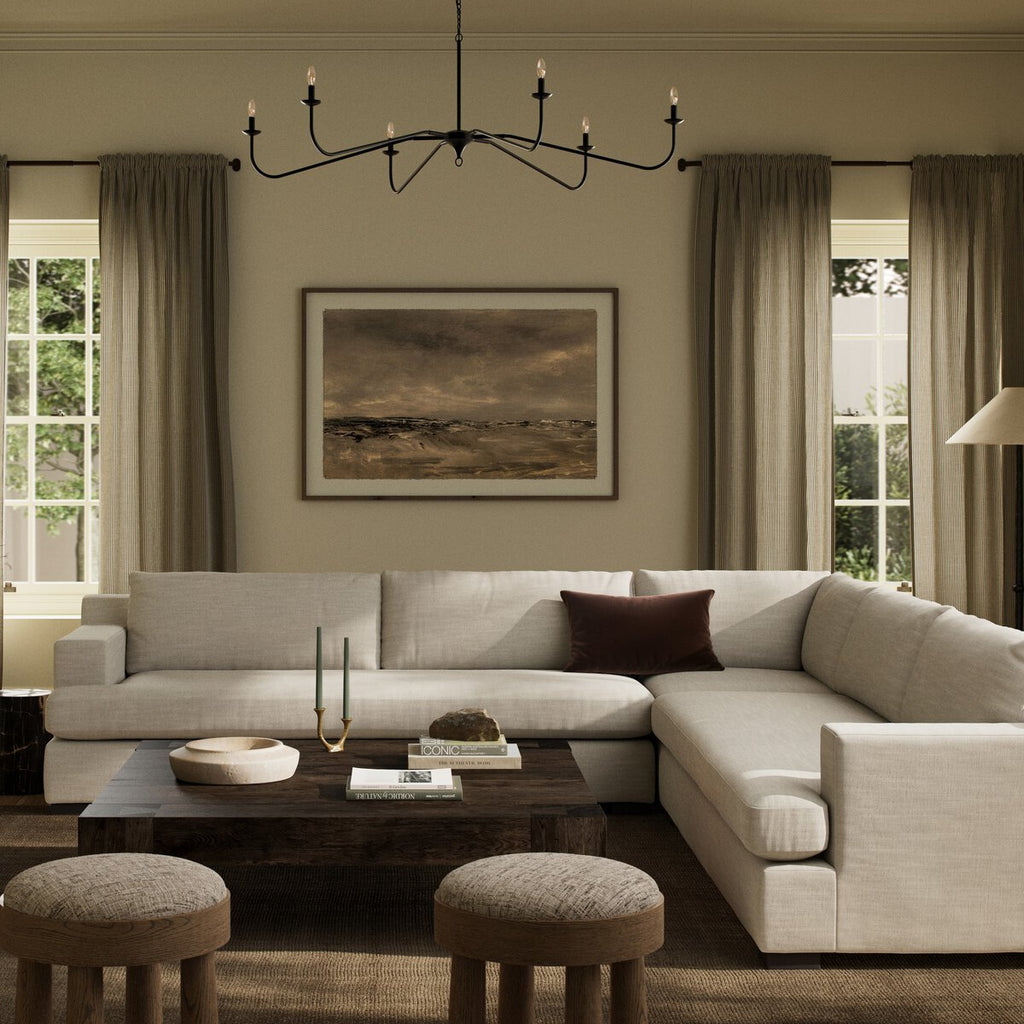 Crispin 3 Piece Sectional Sofa – Modern Comfort with Performance Fabric - Sage InteriorsFour HandsSectional Sofas