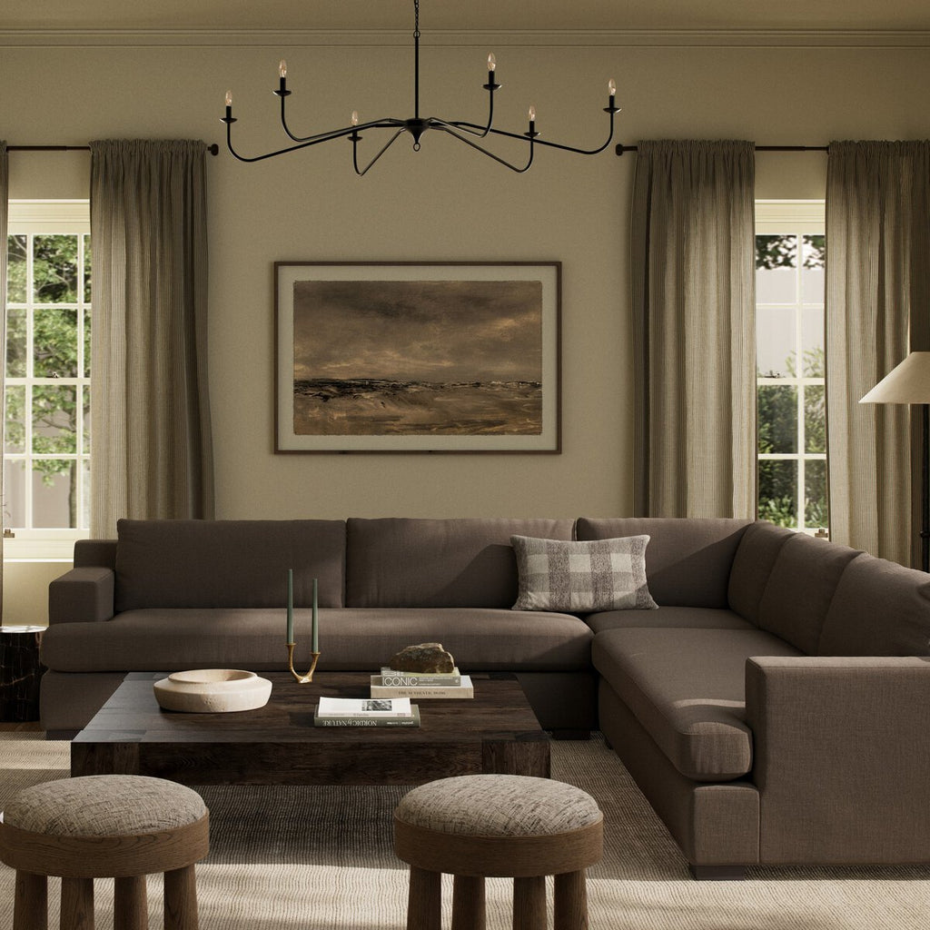 Crispin 3 Piece Sectional Sofa – Modern Comfort with Performance Fabric - Sage InteriorsFour HandsSectional Sofas