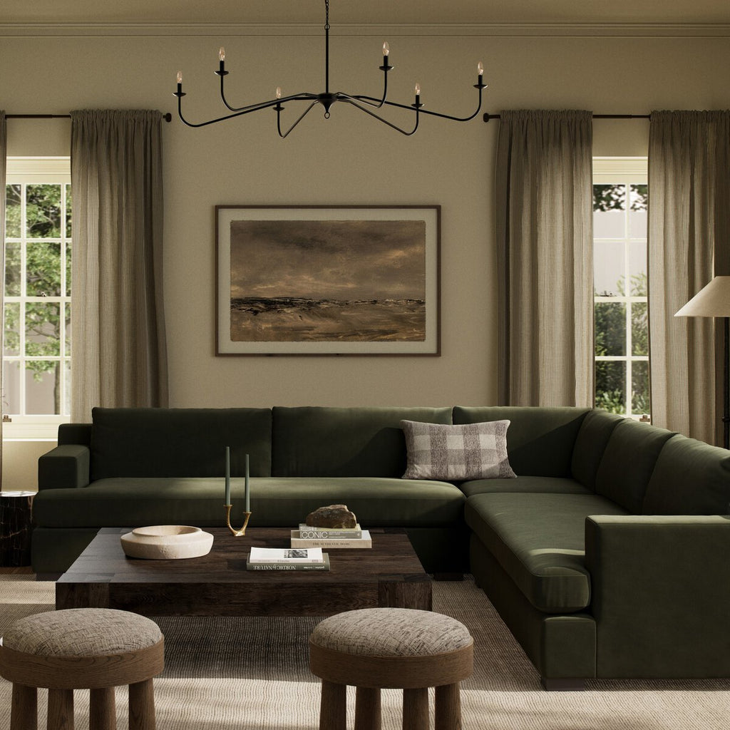 Crispin 3 Piece Sectional Sofa – Modern Comfort with Performance Fabric - Sage InteriorsFour HandsSectional Sofas