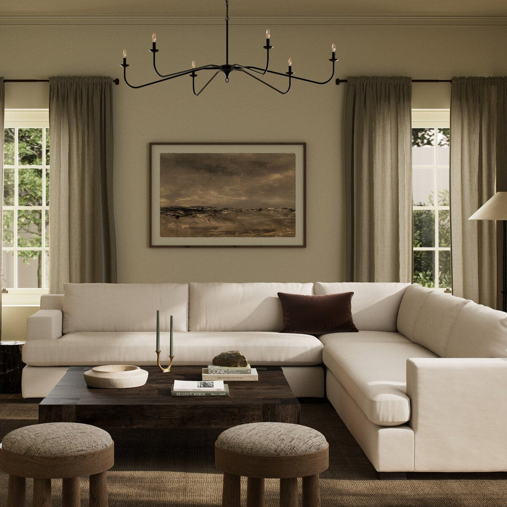 Crispin 3 Piece Sectional Sofa – Modern Comfort with Performance Fabric - Sage InteriorsFour HandsSectional Sofas
