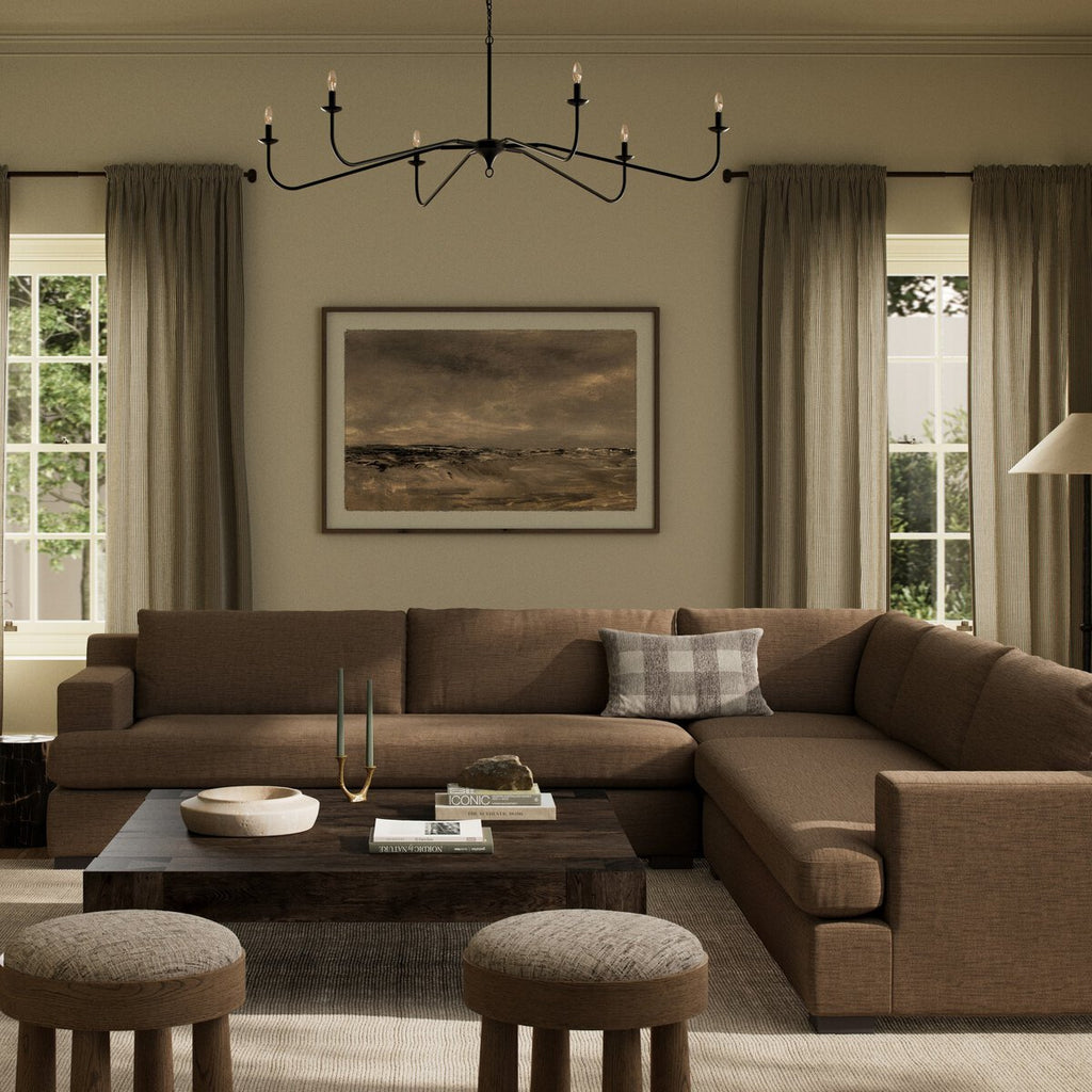 Crispin 3 Piece Sectional Sofa – Modern Comfort with Performance Fabric - Sage InteriorsFour HandsSectional Sofas