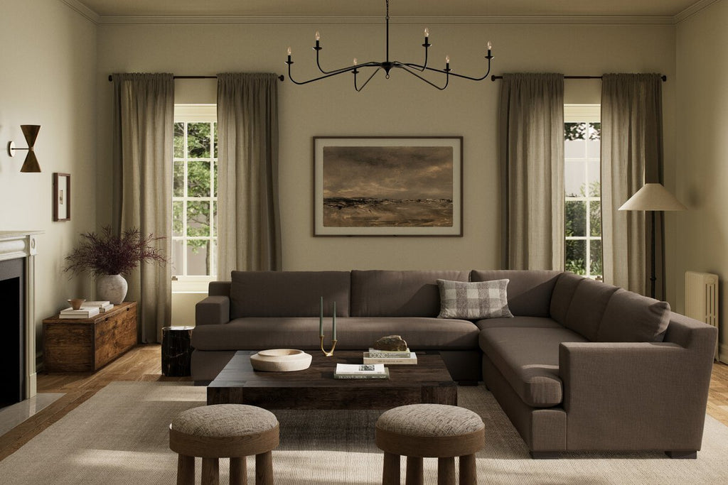 Crispin 3 Piece Sectional Sofa – Modern Comfort with Performance Fabric - Sage InteriorsFour HandsSectional Sofas
