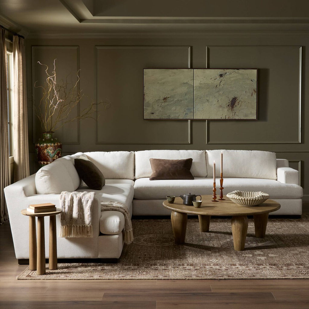Crispin 3 Piece Sectional Sofa – Modern Comfort with Performance Fabric - Sage InteriorsFour HandsSectional Sofas