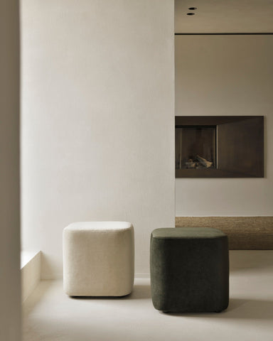 Cube Pouf – Versatile Upholstered Accent Seating by Sage Interiors - Sage InteriorsEthnicraftpouf