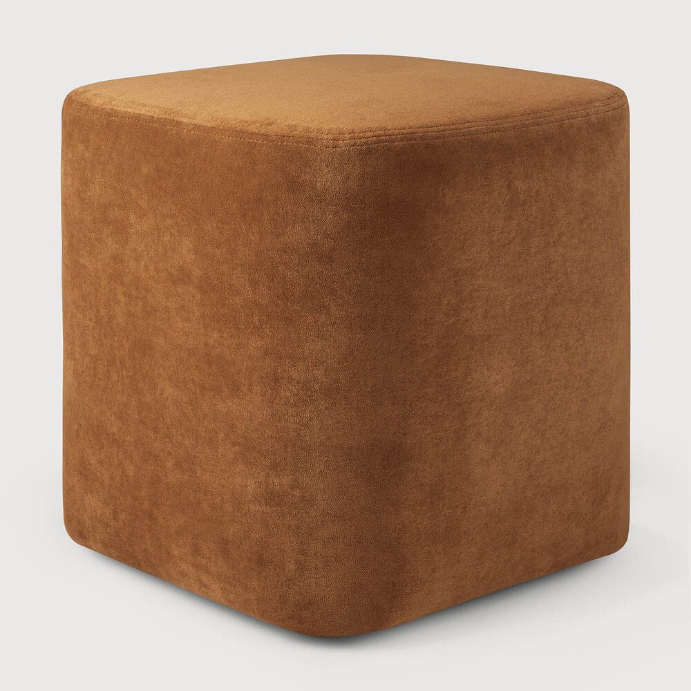 Cube Pouf – Versatile Upholstered Accent Seating by Sage Interiors - Sage InteriorsEthnicraftpouf