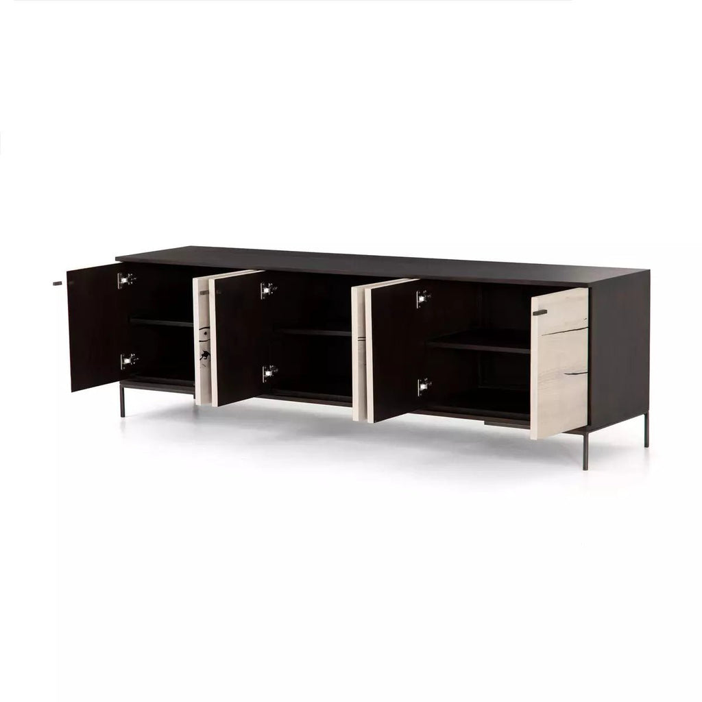 Cuzco Media Console, Bleached - Sage InteriorsFour HandsMedia Stand