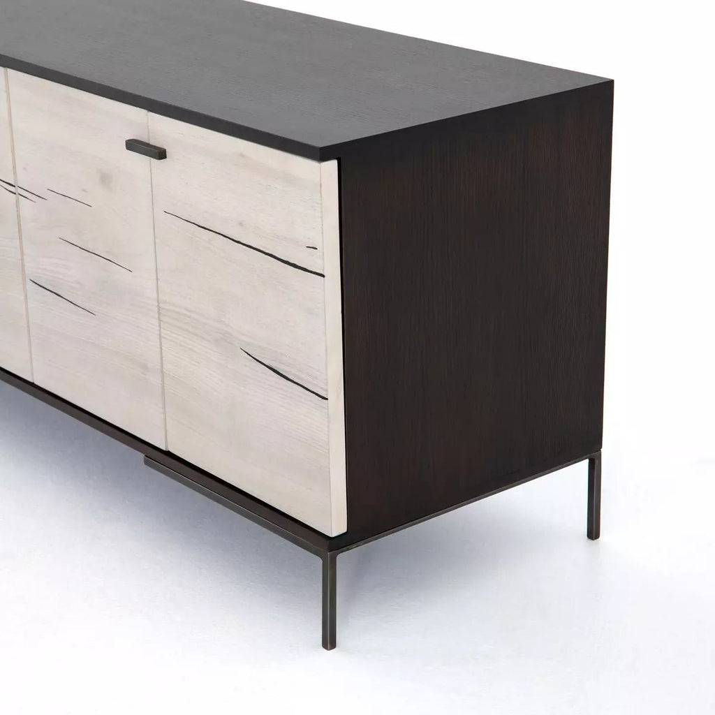 Cuzco Media Console, Bleached - Sage InteriorsFour HandsMedia Stand