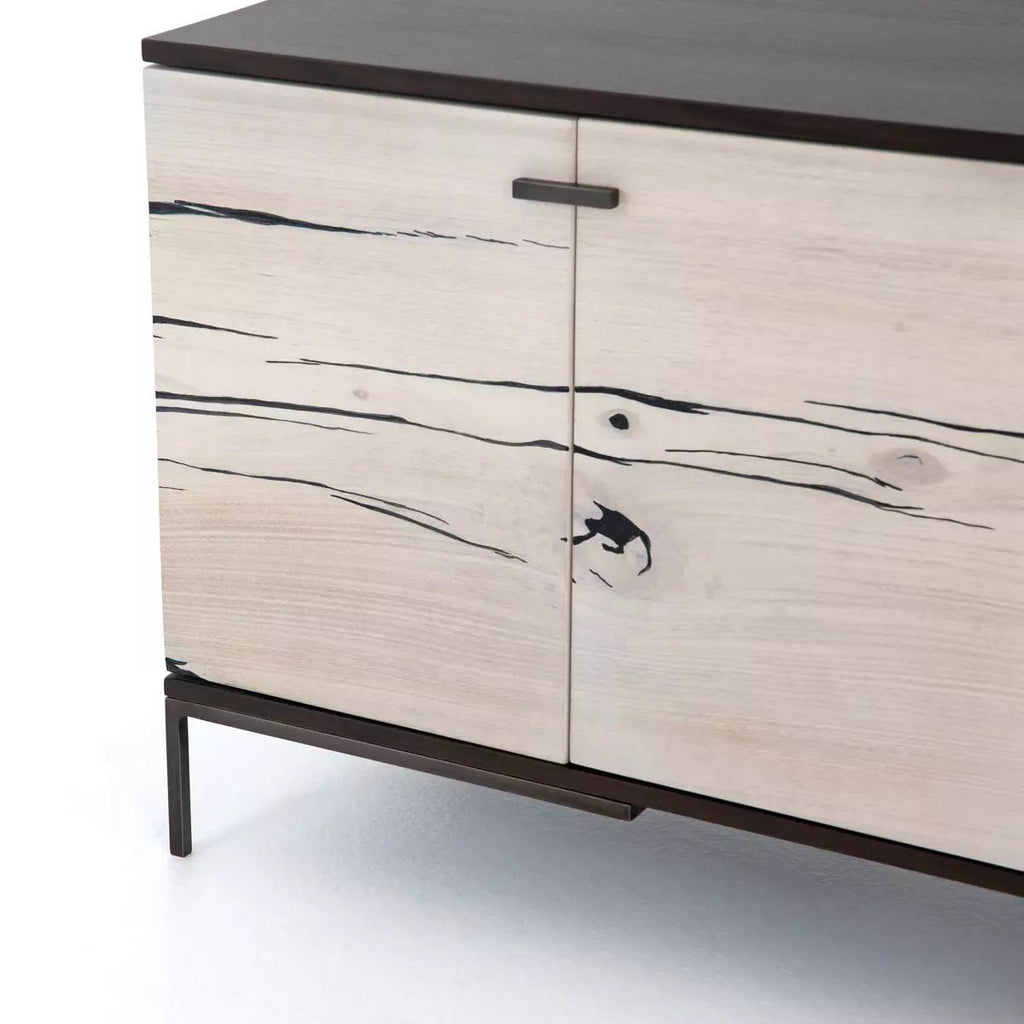 Cuzco Media Console, Bleached - Sage InteriorsFour HandsMedia Stand
