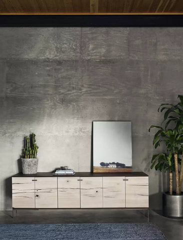 Cuzco Media Console, Bleached - Sage InteriorsFour HandsMedia Stand