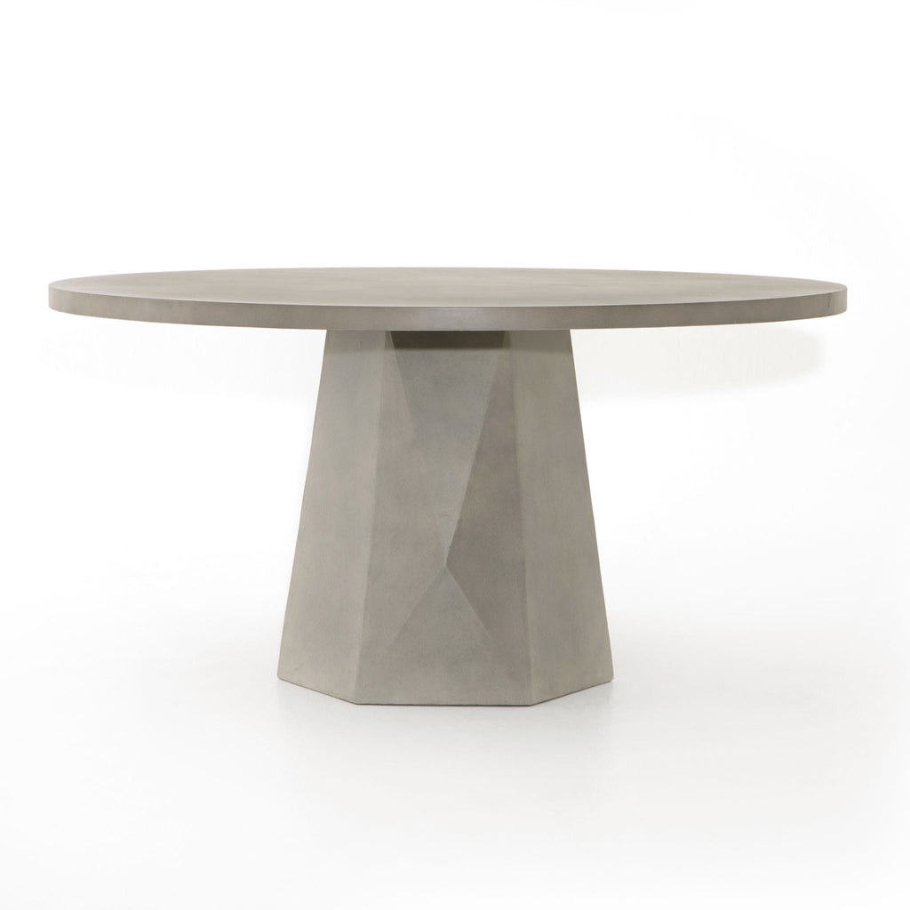 Dimensional Round Outdoor Dining Table - Sage InteriorsFHOutdoor Table