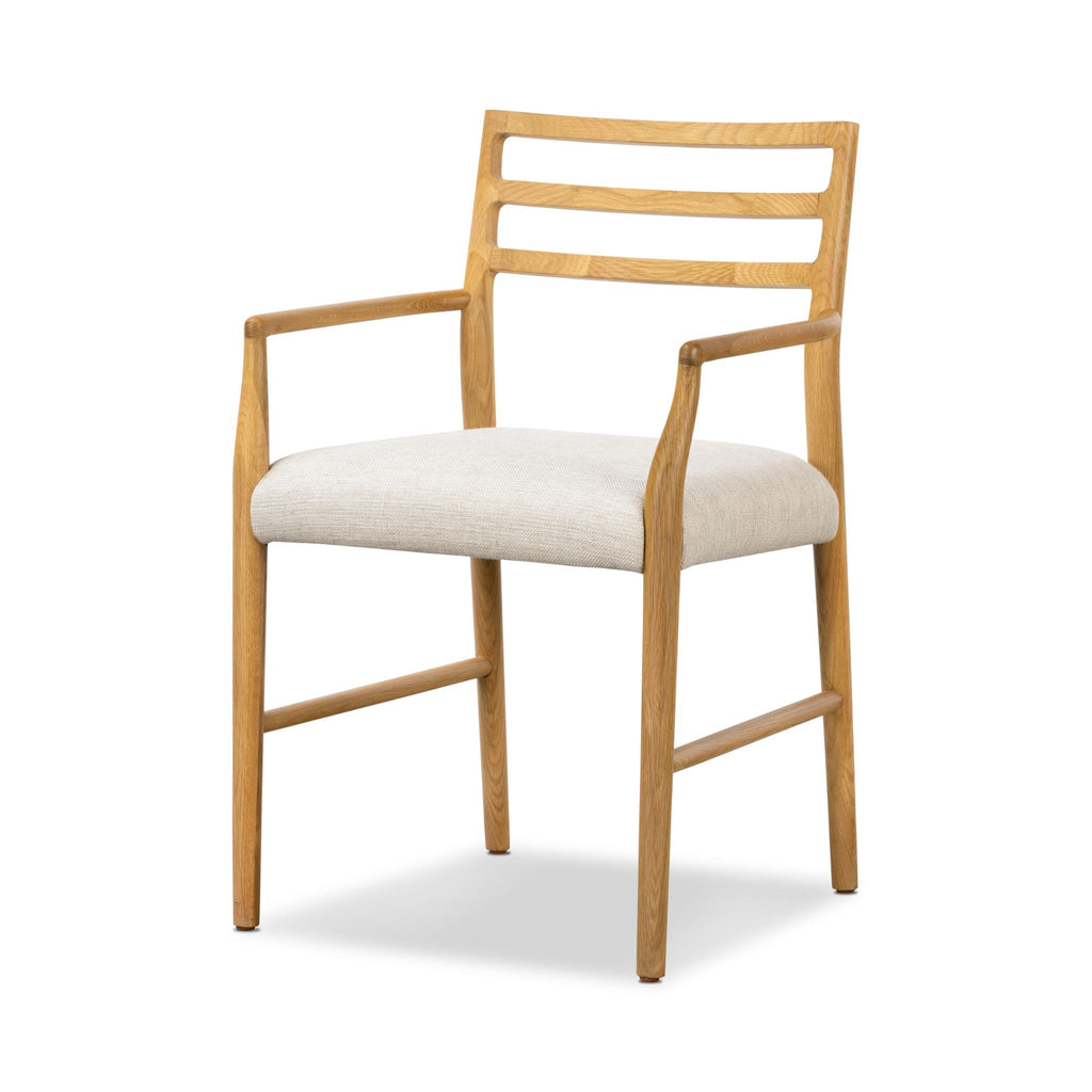 Classic Ladderback Dining Armchair, Light Carbon, Delivered to You Sooner
