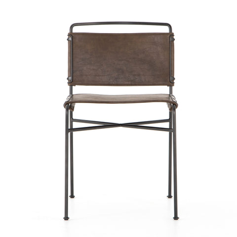 Wandering Dining Chair, Distressed Brown