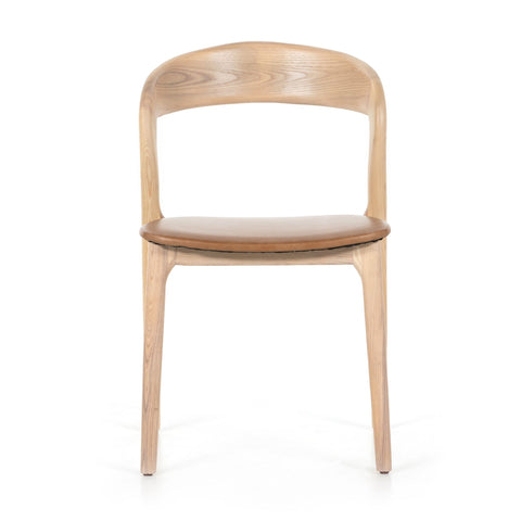 Allston Wood & Leather Dining Chair, Sonoma Butterscotch