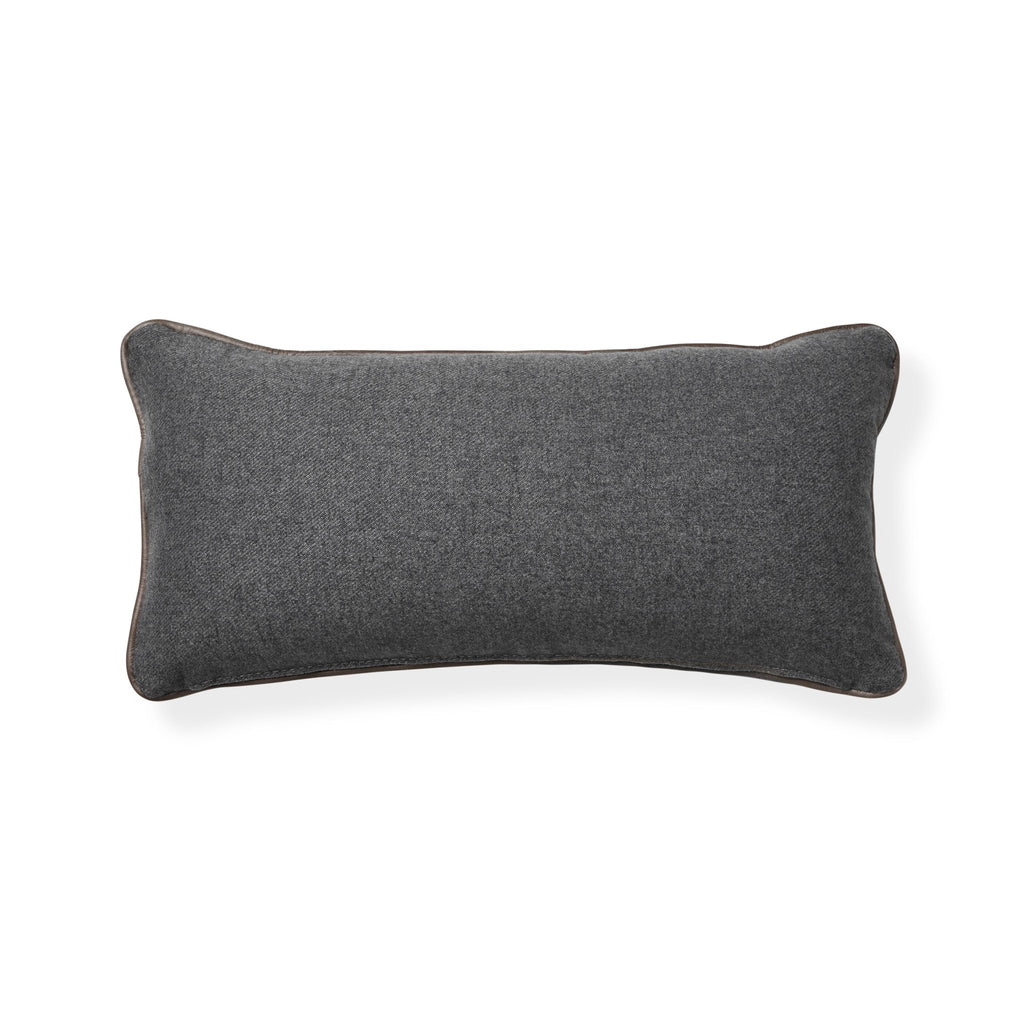 Duo Pillow – Reversible Leather & Fabric Accent - Sage InteriorsGusDuo Pillow