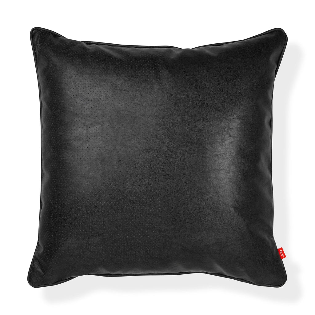 Duo Pillow – Reversible Leather & Fabric Accent - Sage InteriorsSage InteriorsDuo Pillow