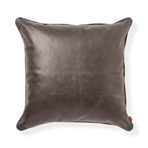 Duo Pillow – Reversible Leather & Fabric Accent - Sage InteriorsSage InteriorsDuo Pillow