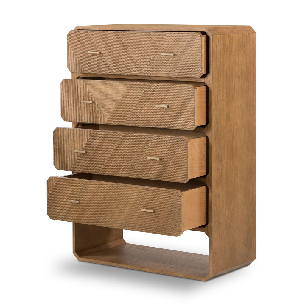Eli Retro Four Drawer Dress - Sage InteriorsFHDresser