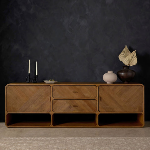Eli Retro Media Console - Sage InteriorsFHConsole