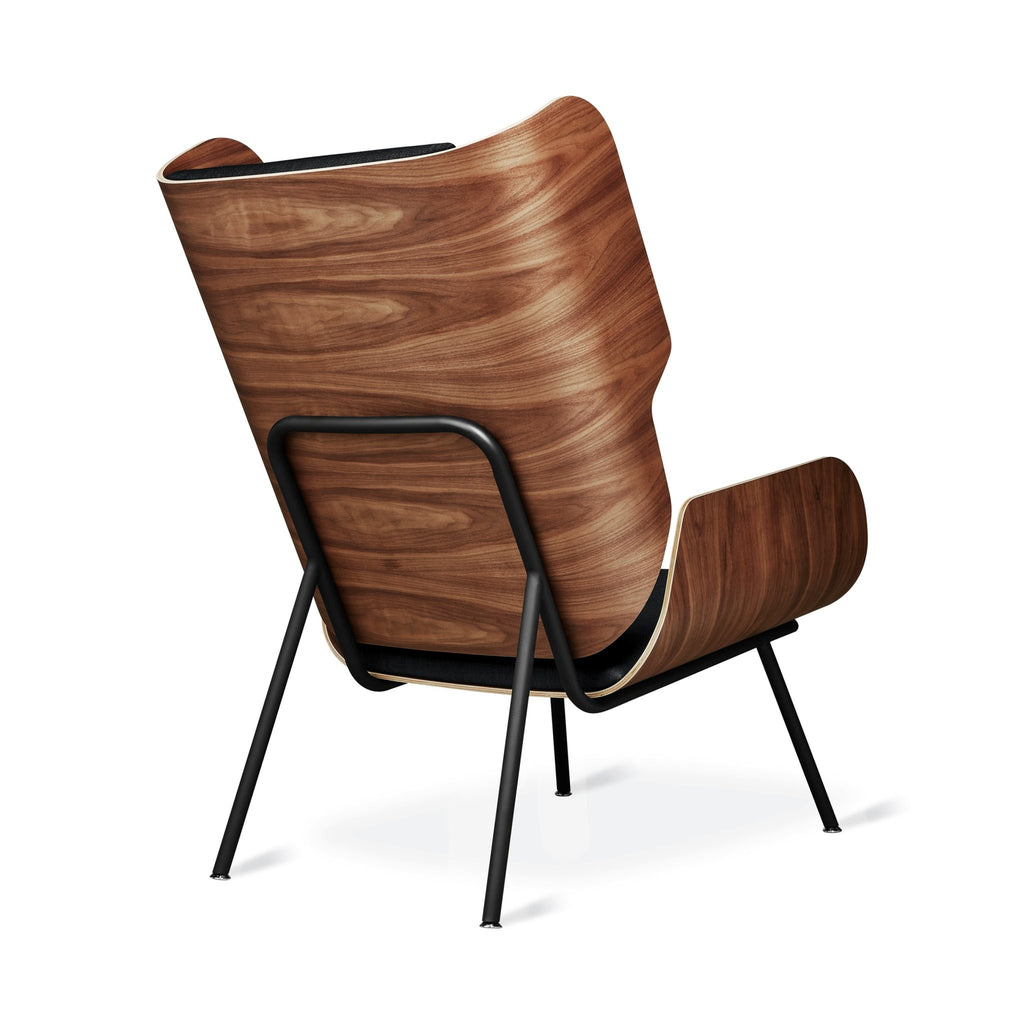 Elk Chair – Modern Wingback Lounge with Walnut Plywood Frame - Sage InteriorsSage InteriorsChair