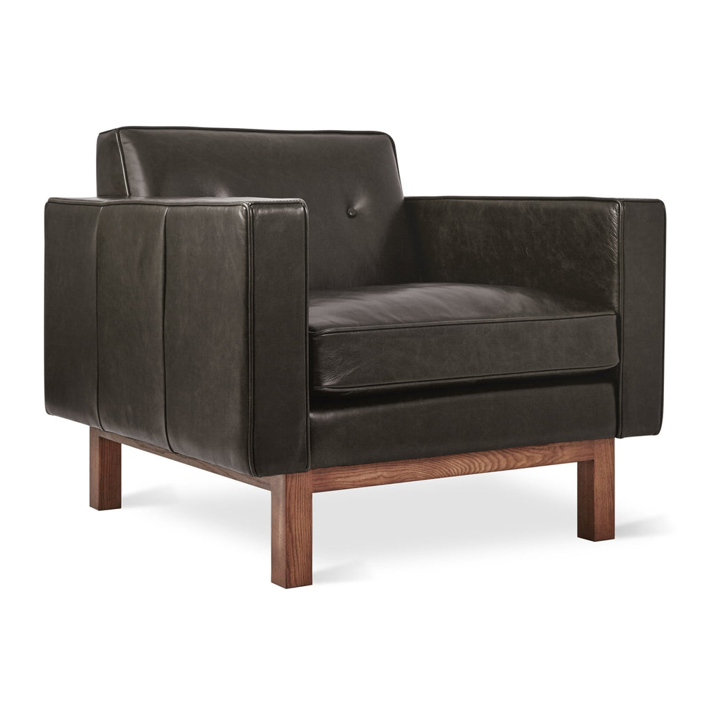 Embassy Chair – Tufted Mid - Century Leather Lounge Chair - Sage InteriorsSage InteriorsChair