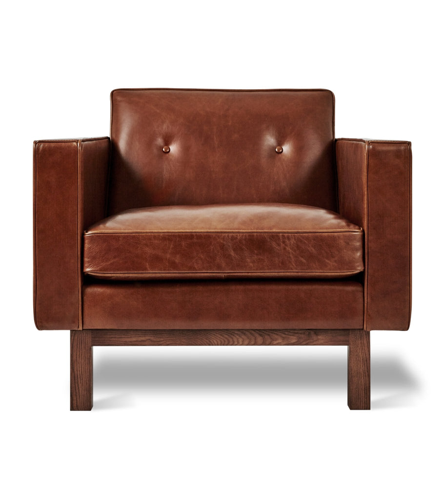 Embassy Chair – Tufted Mid - Century Leather Lounge Chair - Sage InteriorsSage InteriorsChair