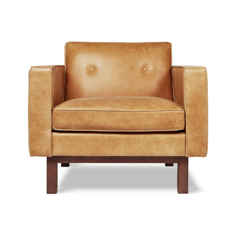 Embassy Chair – Tufted Mid - Century Leather Lounge Chair - Sage InteriorsSage InteriorsChair