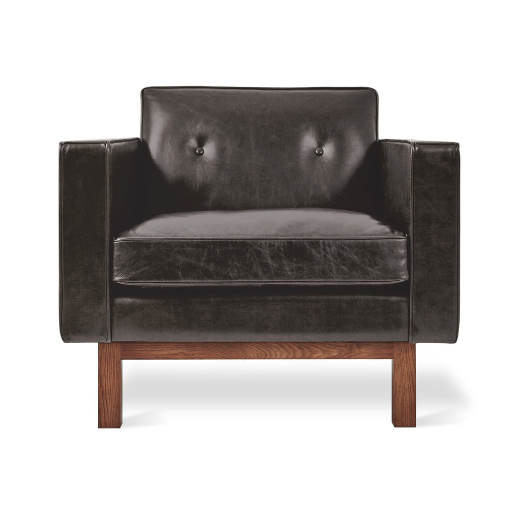 Embassy Chair – Tufted Mid - Century Leather Lounge Chair - Sage InteriorsSage InteriorsChair