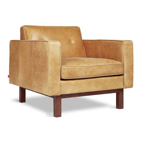 Embassy Chair – Tufted Mid - Century Leather Lounge Chair - Sage InteriorsSage InteriorsChair