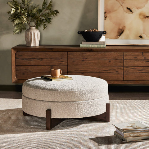 Esben Storage Ottoman Sattley Fog - Sage InteriorsFour HandsCoffee Table