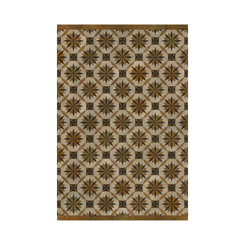 Essay on Friendship Vintage Vinyl Floorcloth - Sage InteriorsSpicher and Co